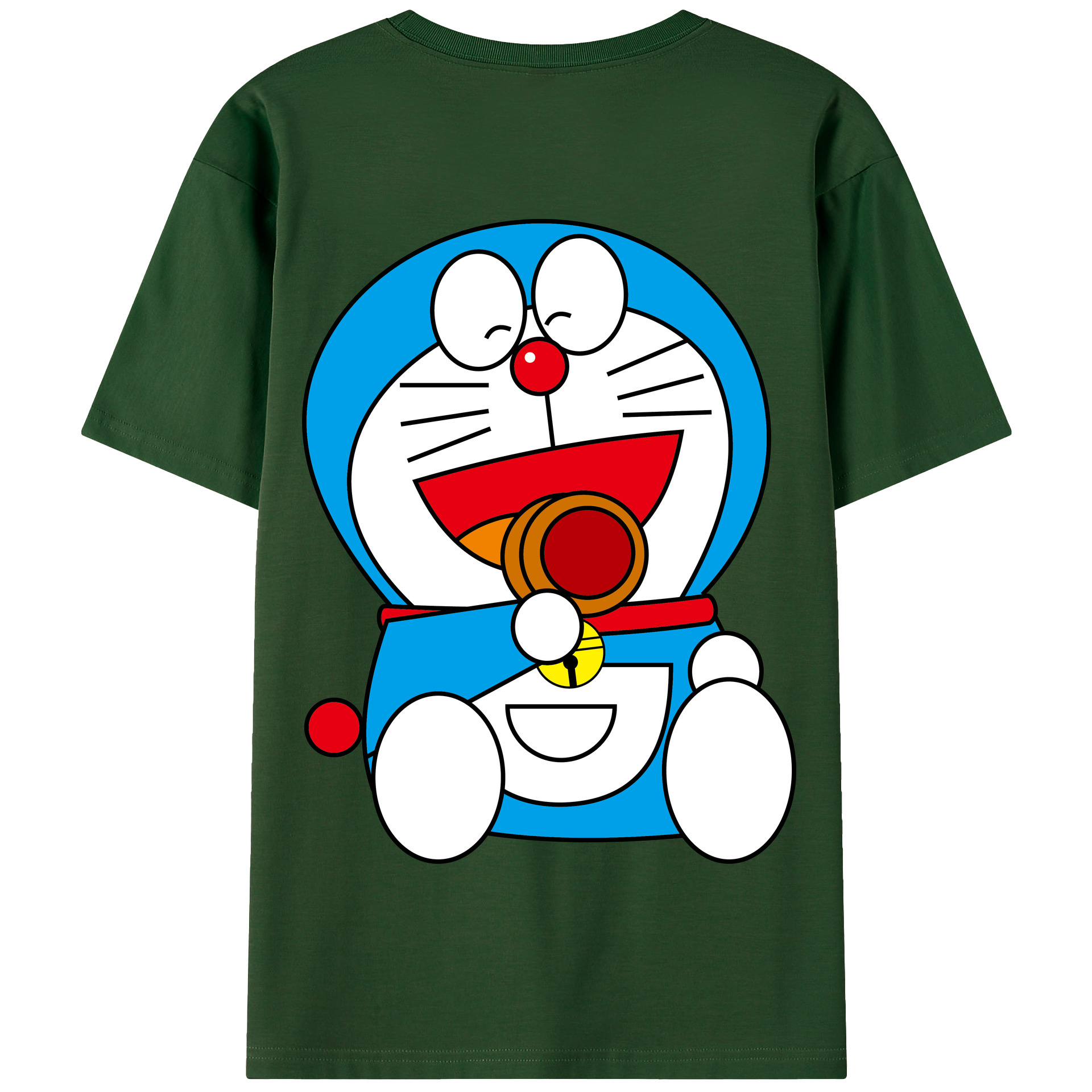 （画像用） ドラえもん Doraemon 綿100％半袖Tシャツ（背面プリント）